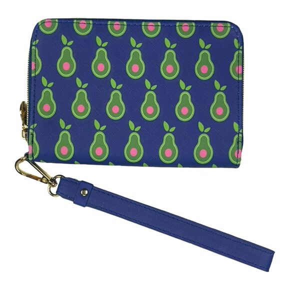 Dabney Lee Avocado Print Zip-Around Wristlet Wallet - 6.5” x 4.5” x 0.75” - Picture 5 of 7
